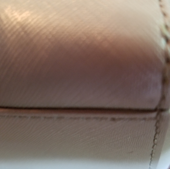 Authentic Tory Burch gray saffiano leather tote in like new condition. - Picture 4 of 13